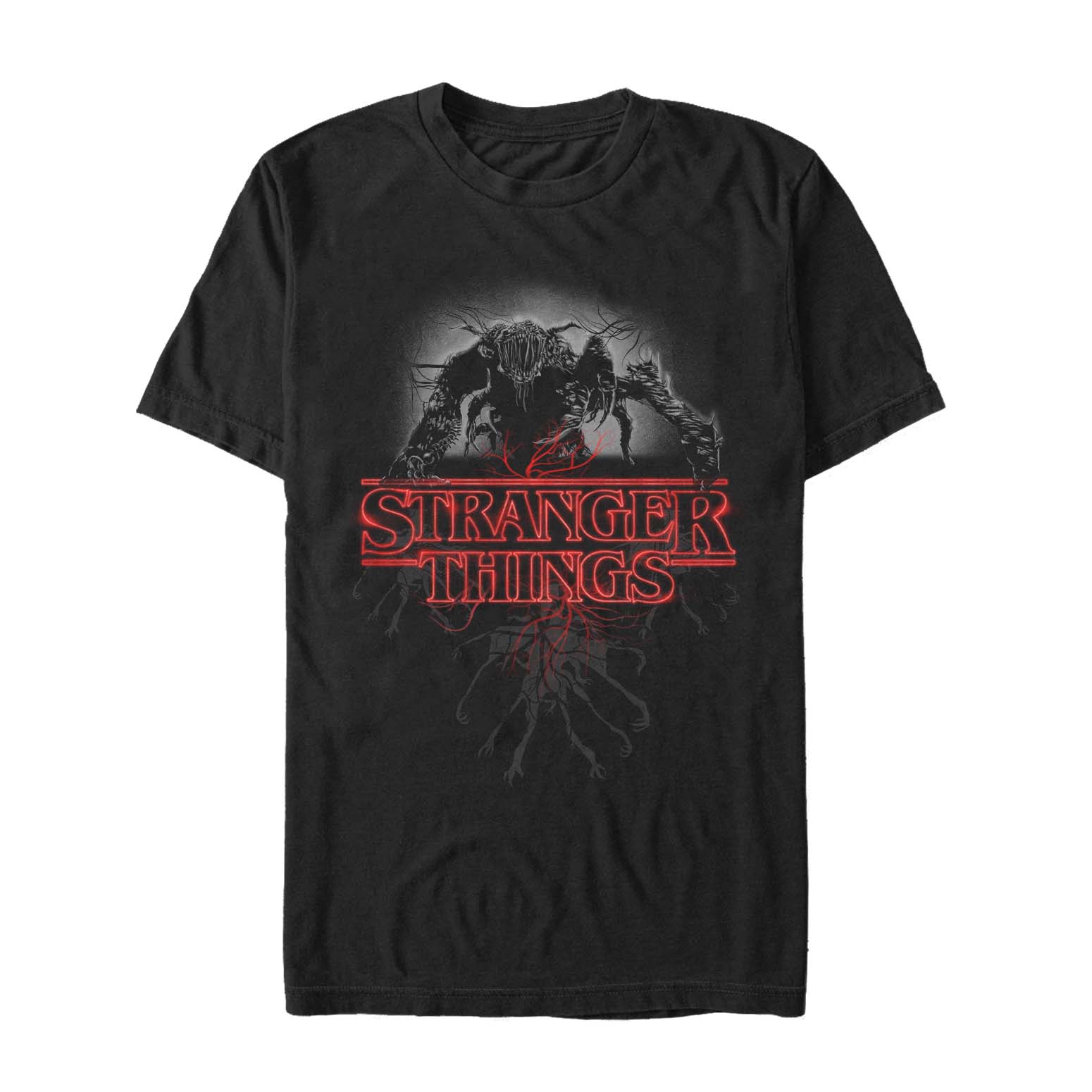 Netflix - Stranger Things - Demogorgon Logo Demo Glow - Homme T-shirt