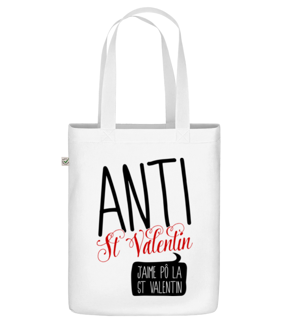 Anti St Valentin · Sac en toile bio