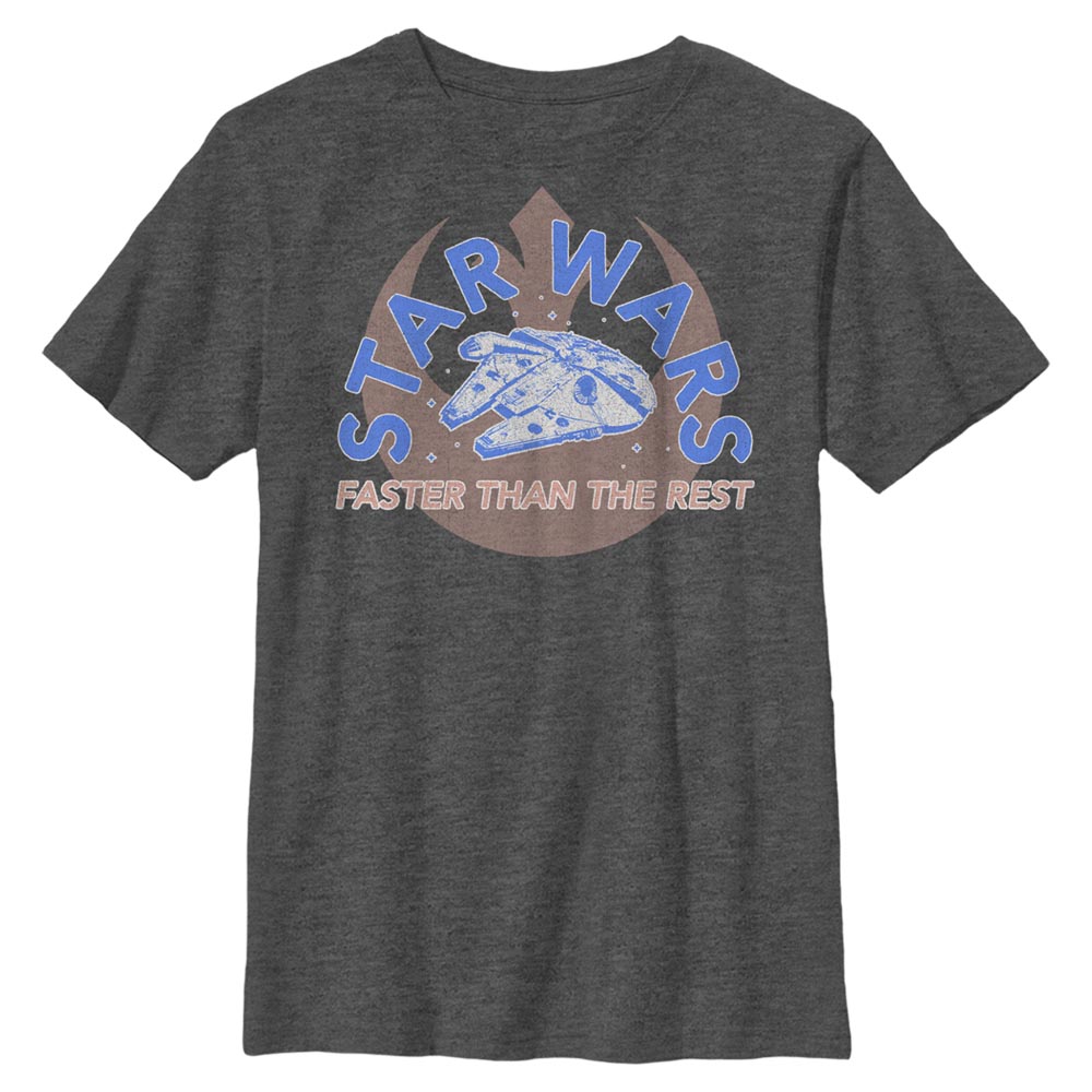 Star Wars - Faucon Milenium Faster Than You Front - Enfant T-shirt