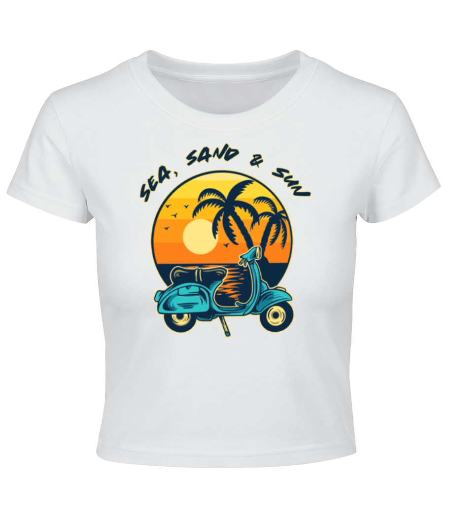 Sea Sand Sun · Crop top