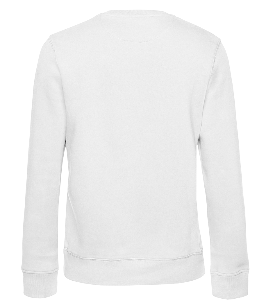 Sweat-shirt standard pour femme - Blanc - Derrière