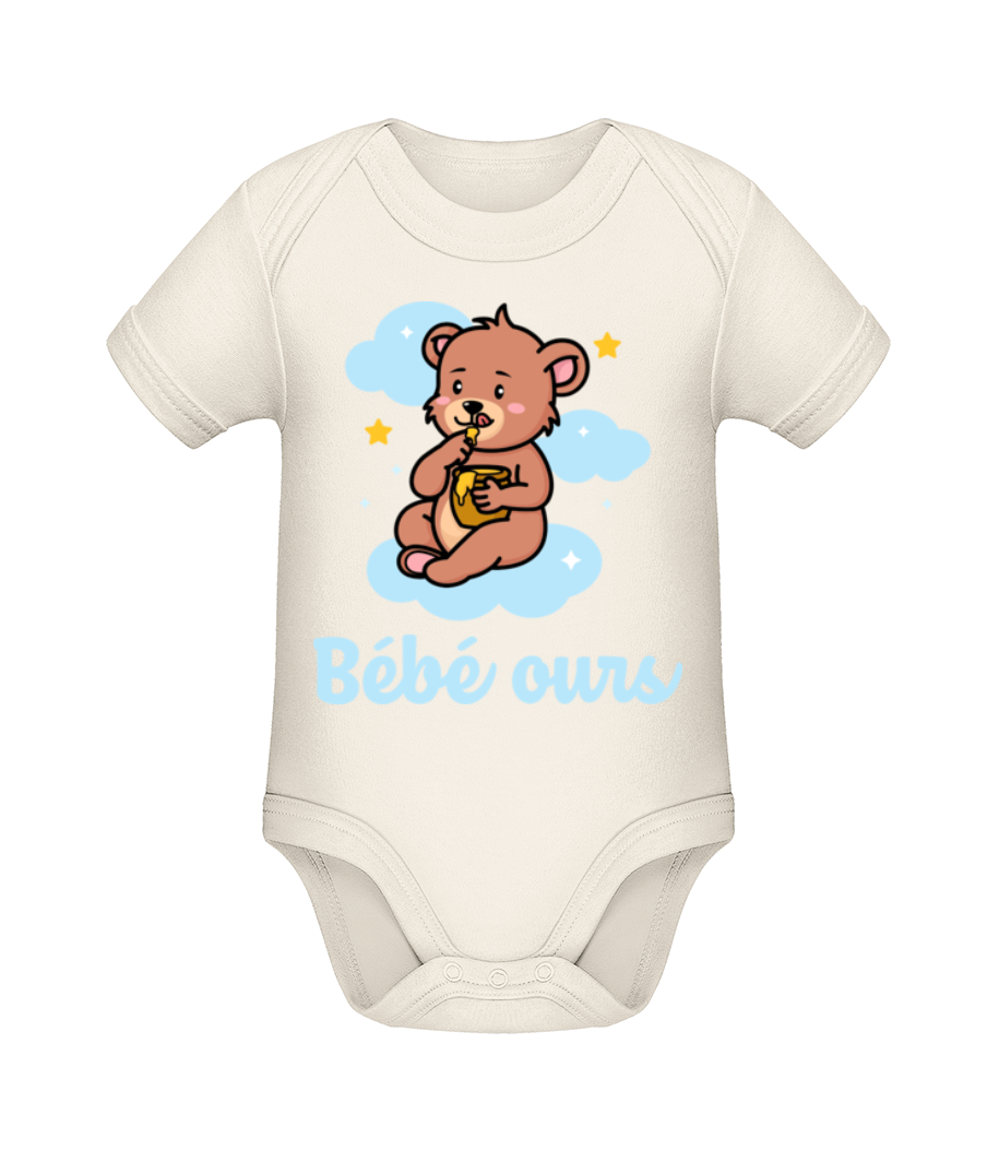 Bebe Ours · Body manches courtes bio