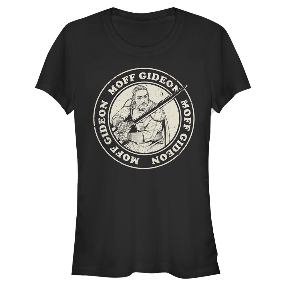 Aperçu: Star Wars - The Mandalorian - Skupina Moff Gideon Circle - Femme T-shirt - Noir - Devant