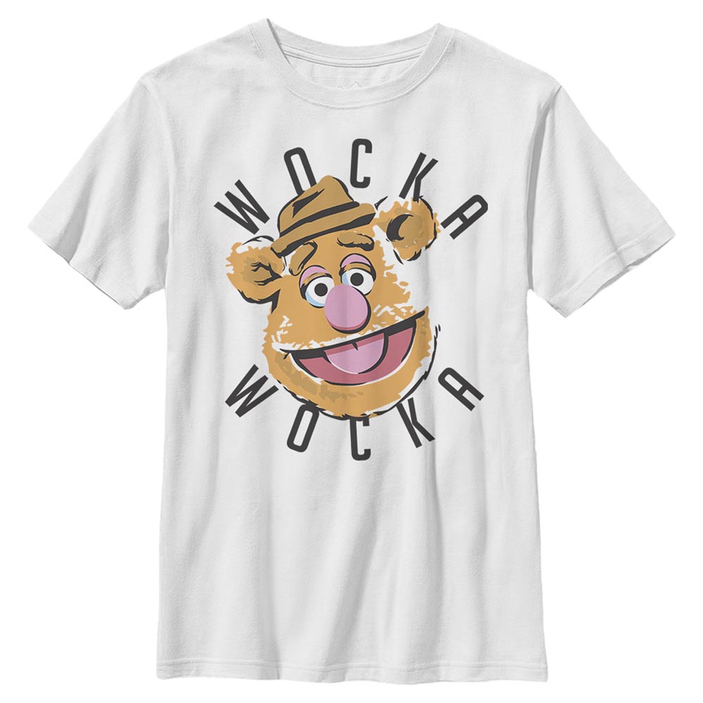 Aperçu: Disney Classics - Muppet Show - Fozzie Wocka Wocka - Enfant T-shirt - Blanc - Devant