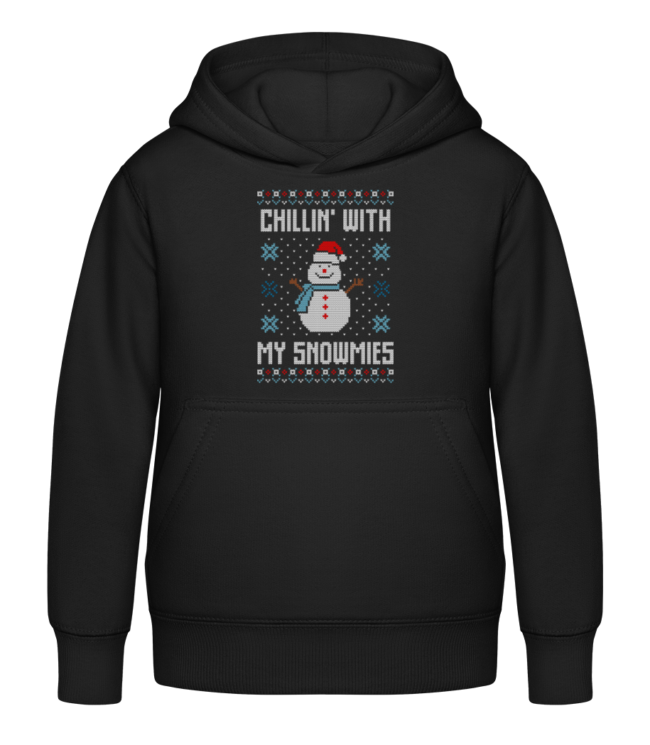 Chillin With My Snowmies · Sweat à capuche Enfant