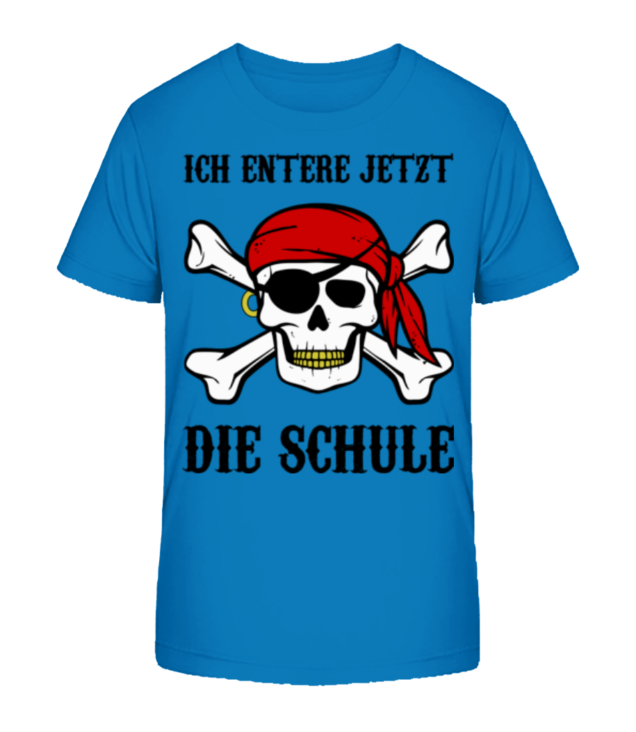 Ich Entere Jetzt Die Schule · Kinder Bio T-Shirt Stanley Stella 2.0