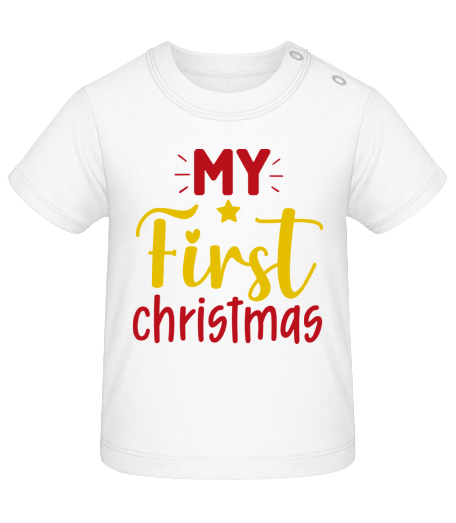 My First Christmas · T-shirt Bio Bébé