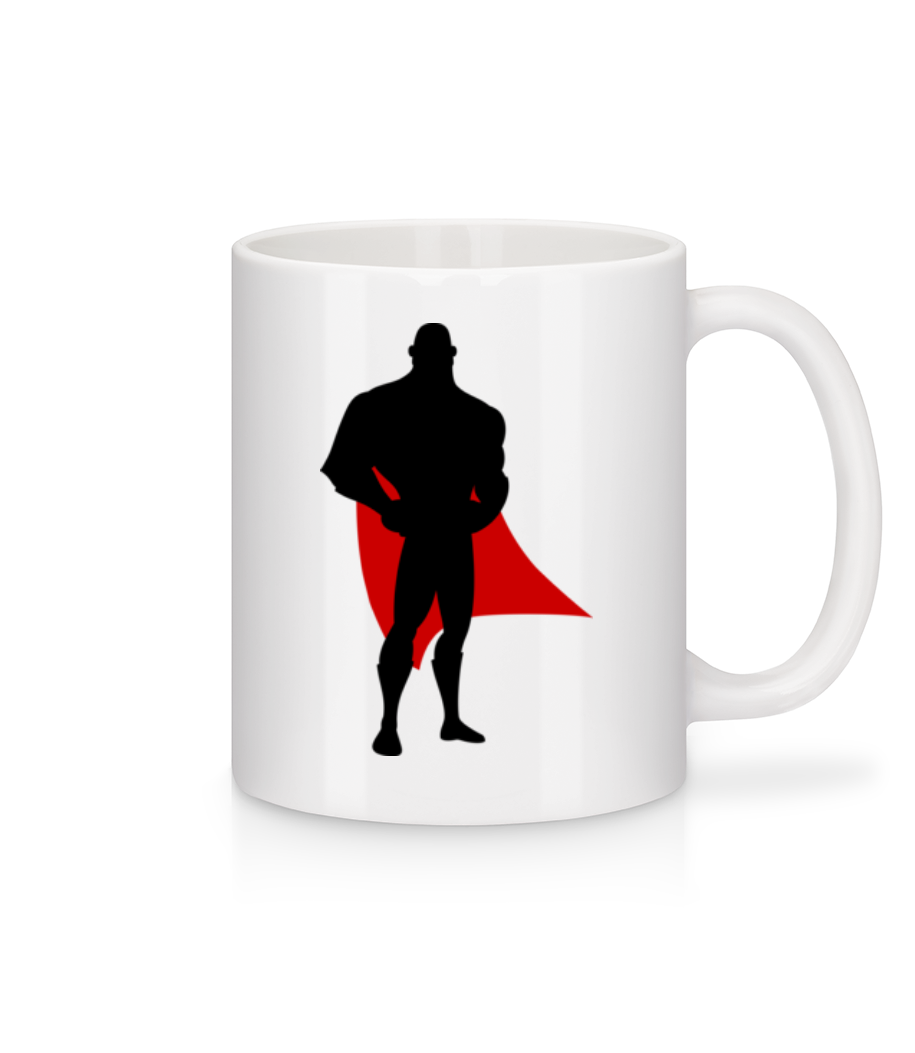 Aperçu: Papa Super Héros - Mug en céramique blanc - Blanc - Devant