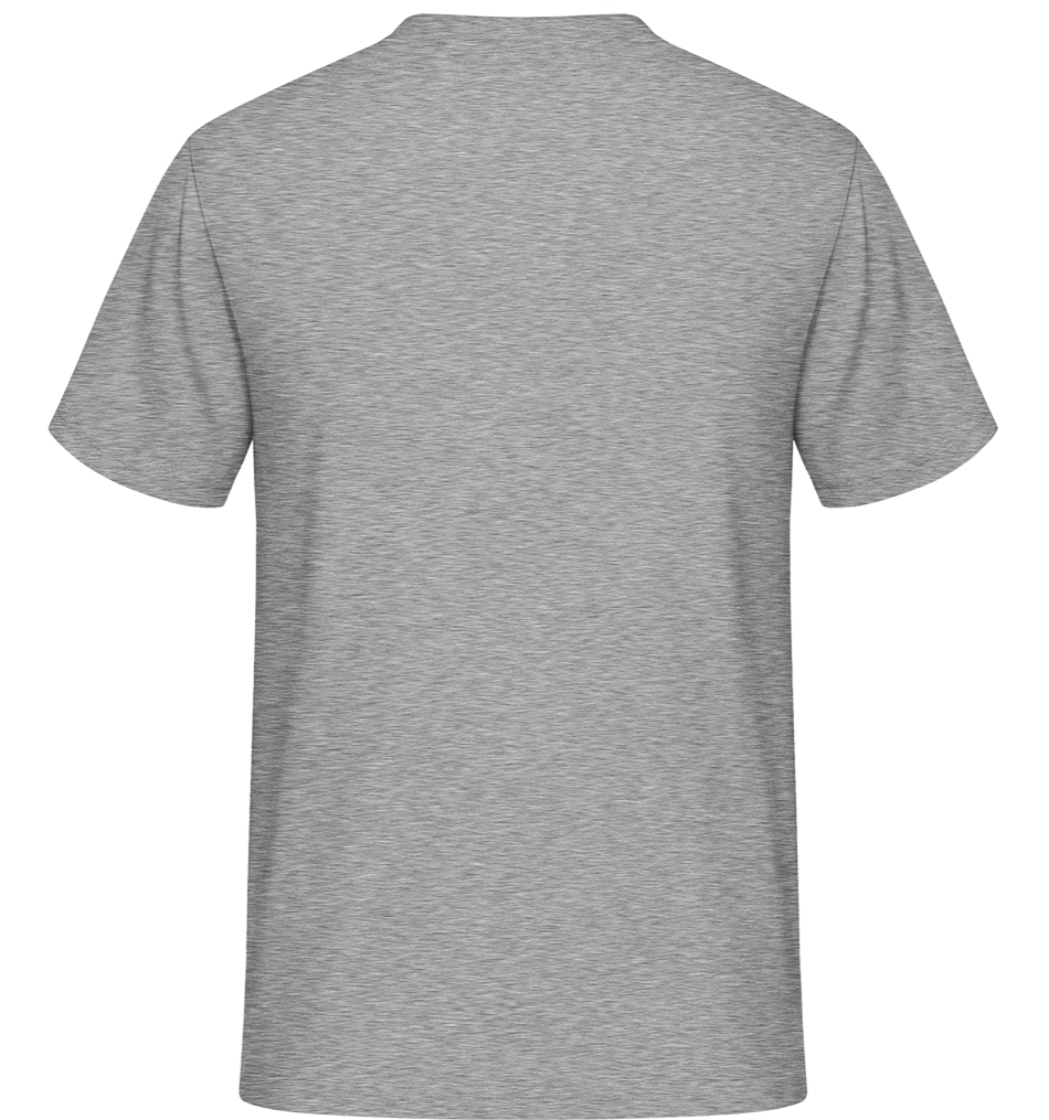 Aperçu: Crâne Boombox -  T-Shirt Shirtinator homme - Gris chiné - Derrière