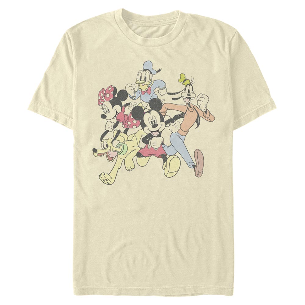 Disney Classics - Mickey Mouse - Photo de groupe Group Run - Homme T-shirt
