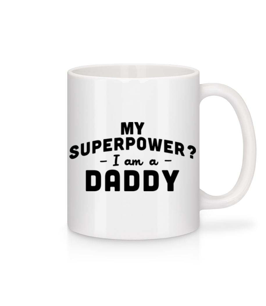 Superpower Daddy · Mug en céramique blanc