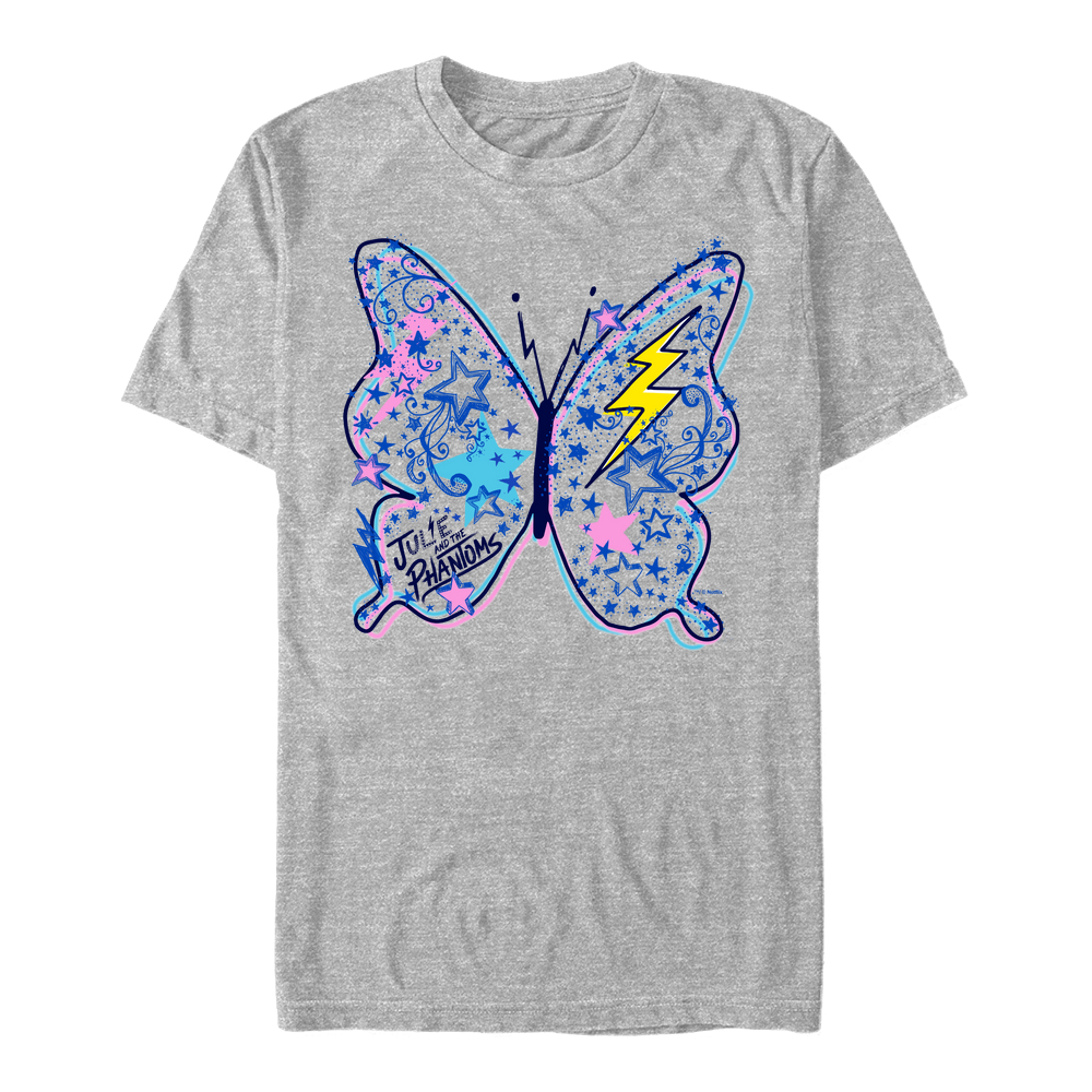 Aperçu: Netflix - Julie And The Phantoms - Butterfly doodle - Homme T-shirt - Gris chiné - Devant