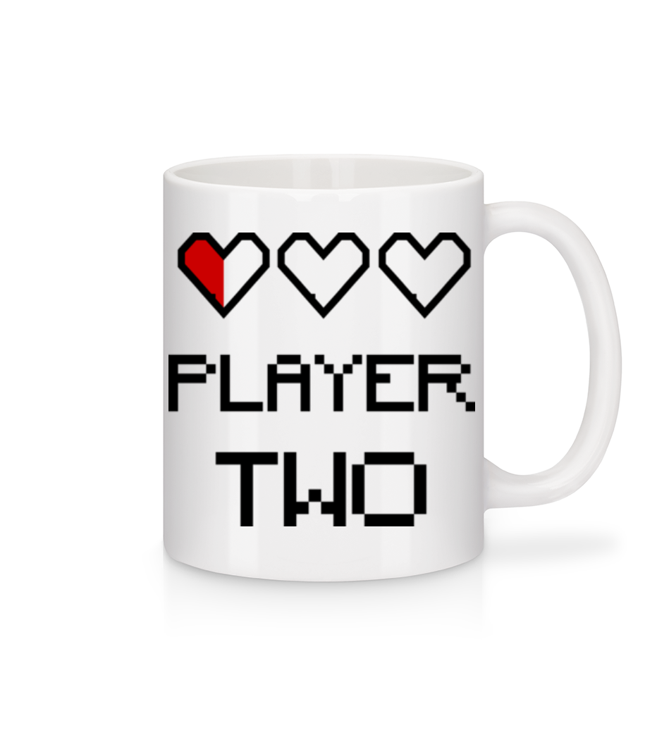 Player Two · Mug en céramique blanc