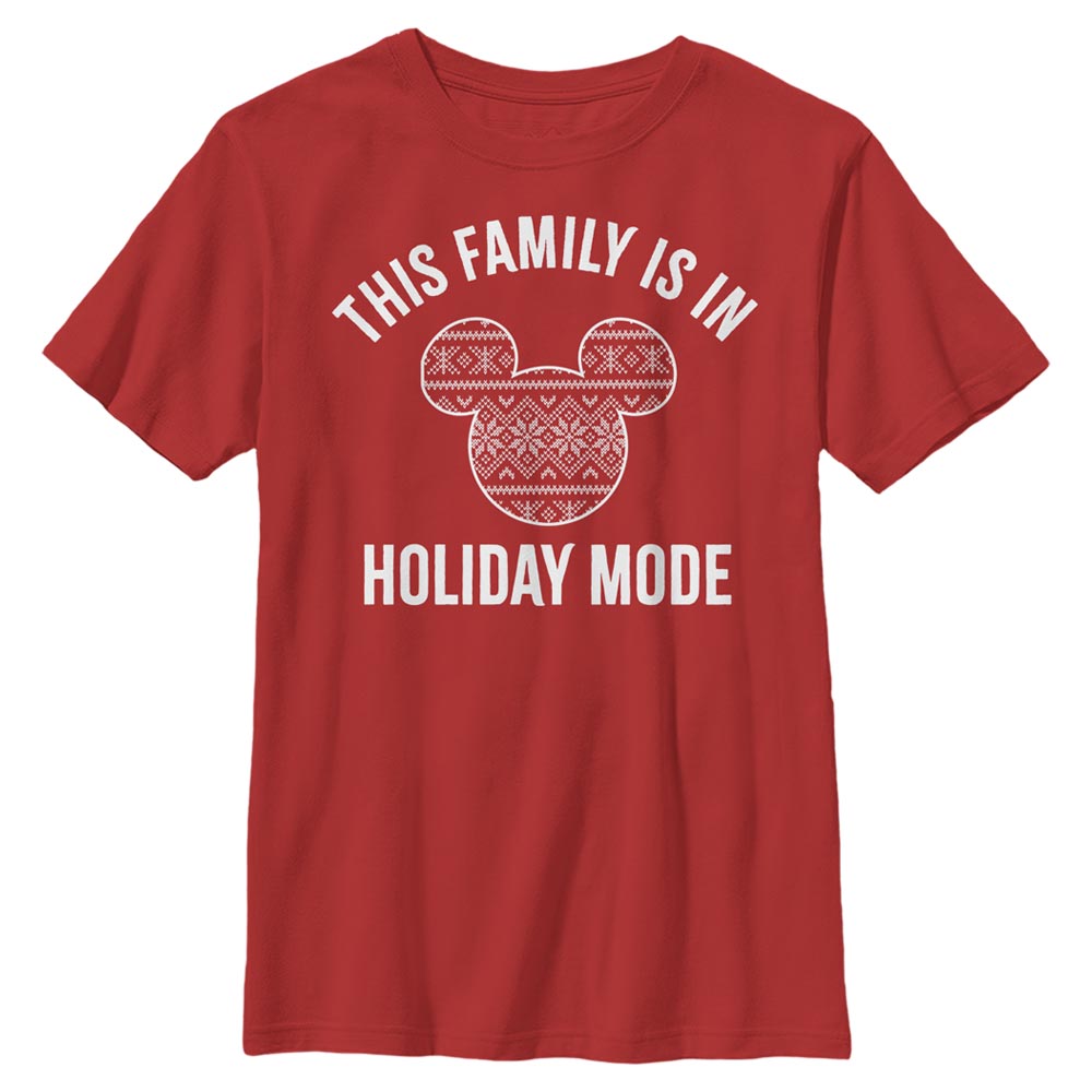 Disney Classics - Mickey Mouse - Mickey Mouse Family Holiday Mode - Enfant T-shirt