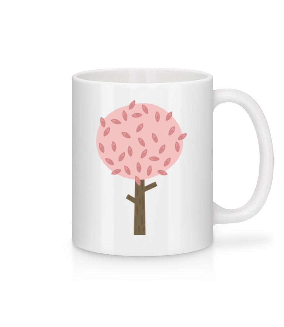 Aperçu: Arbre D'Automne - Mug en céramique blanc - Blanc - Devant