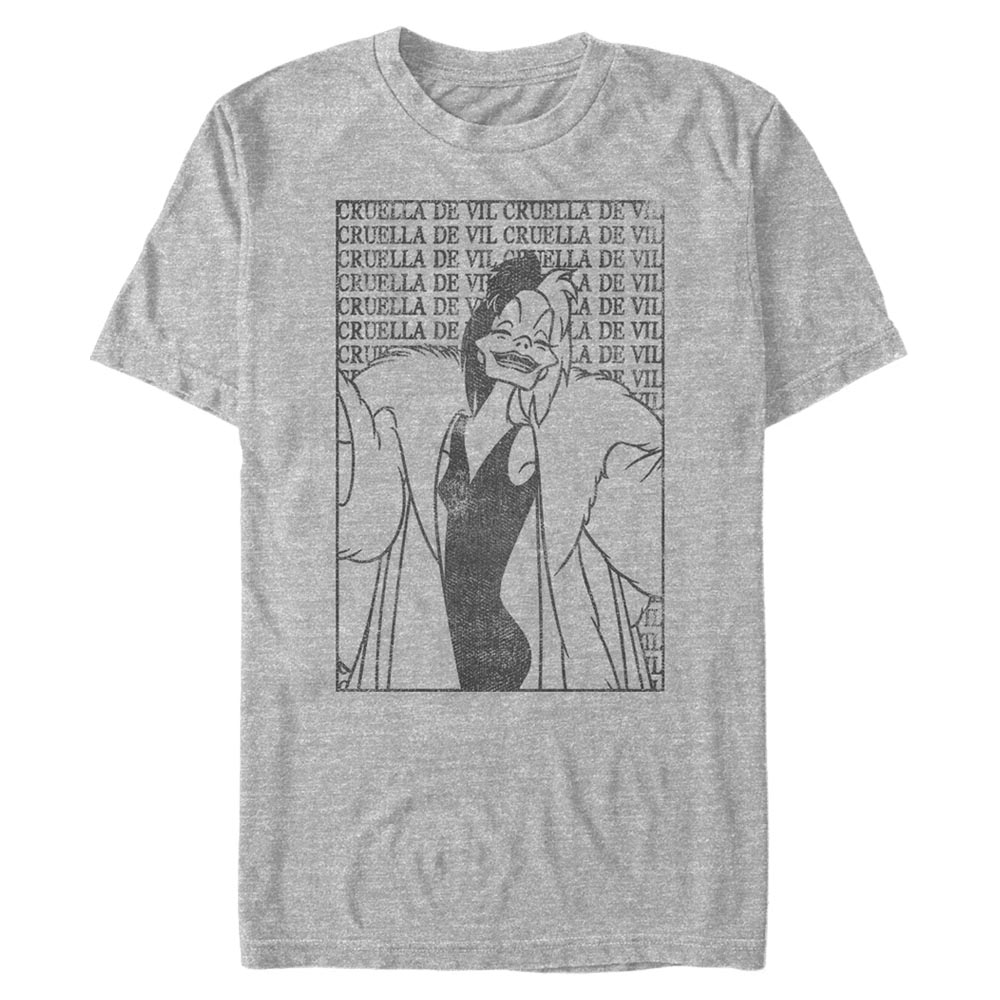 Disney - Les 101 Dalmatiens - Cruella d'Enfer Cruella De Vil - Homme T-shirt