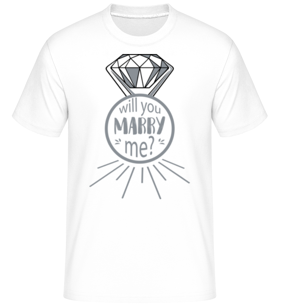 Will You Marry Me? ·  T-Shirt Shirtinator homme