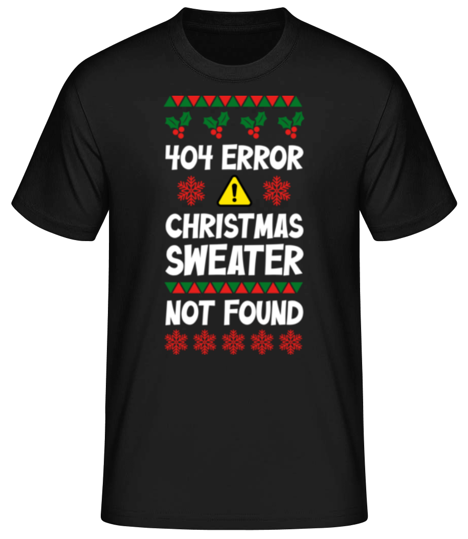 404 Error Christmas Sweater · T-shirt standard Homme