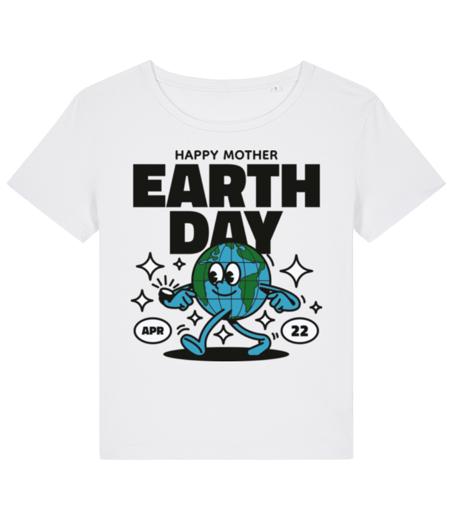 Happy Mother Earth · T-shirt bio Femme Stanley Stella 2.0
