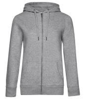 Frauen Standard Sweatjacke - Grau meliert - Vorne