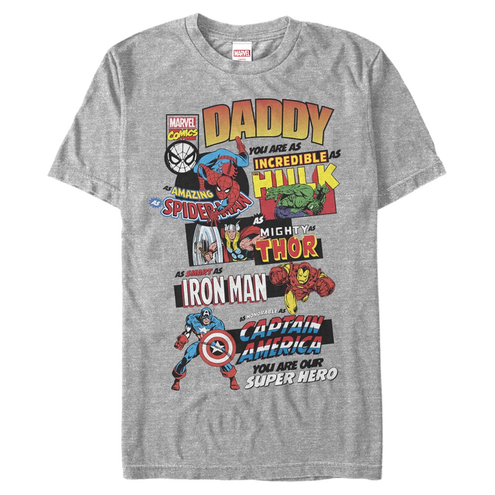 Marvel - Avengers - Photo de groupe Ultimate Dad - Father's Day - Homme T-shirt
