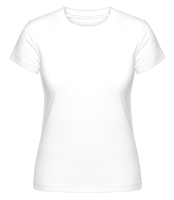 Shirtinator Frauen T-Shirt - Weiß - Vorne