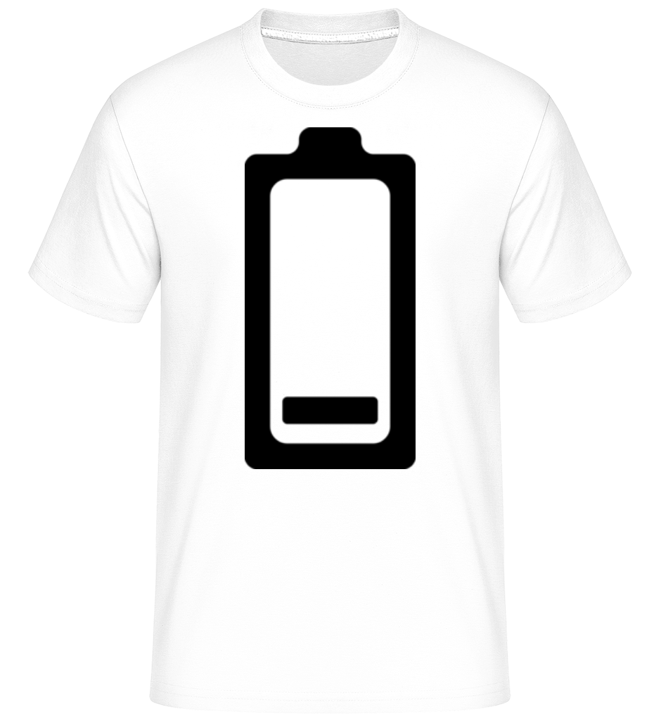 Icône De Batterie Faible ·  T-Shirt Shirtinator homme