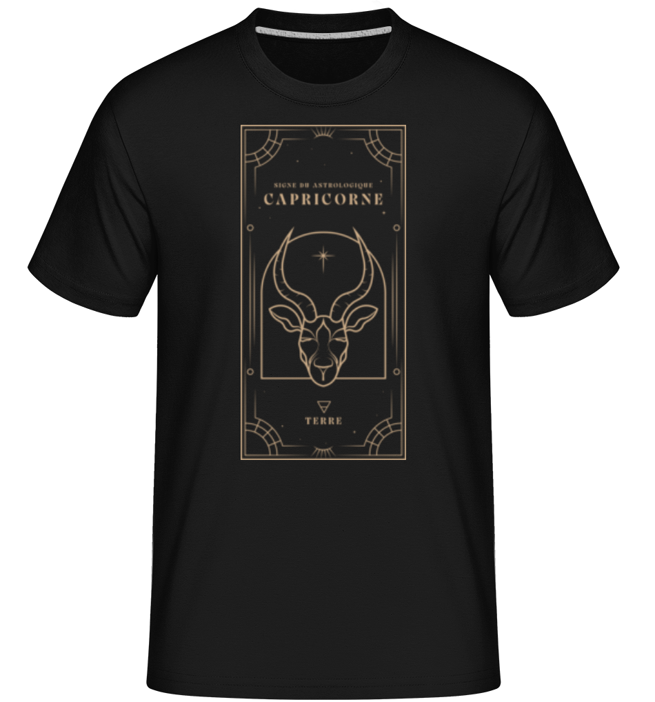 Art Déco Signe Astrologique Capricorne ·  T-Shirt Shirtinator homme