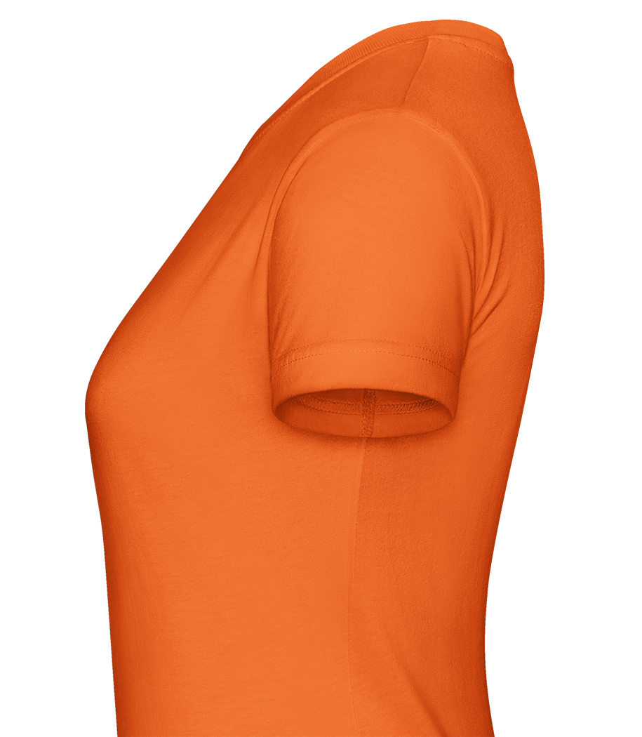 Happy Birthday To You Singe -  T-shirt Shirtinator femme - Orange - Gauche