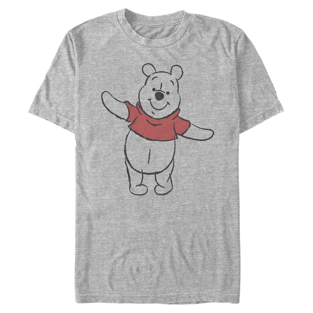 Disney Classics - Winnie l'ourson - Winnie l'ourson Basic Sketch Pooh - Homme T-shirt