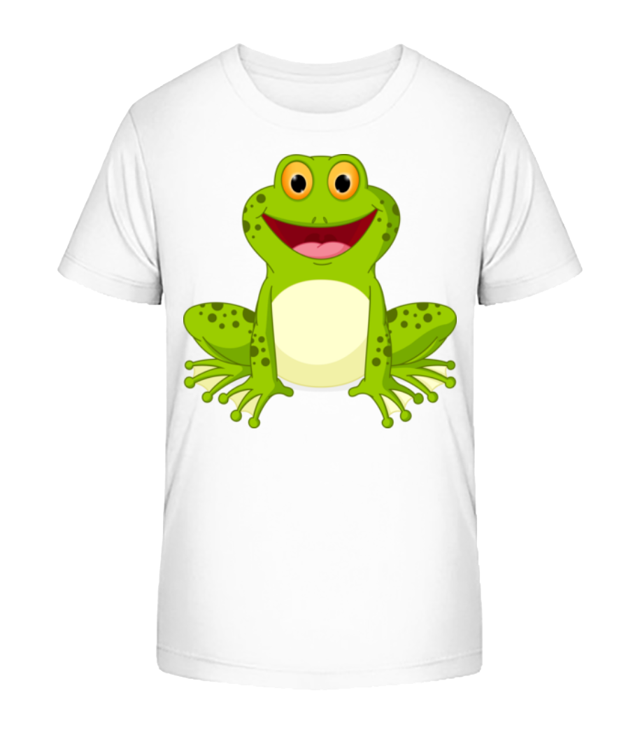 Aperçu: Grenouille - T-shirt bio Enfant Stanley Stella 2.0 - Blanc - Devant