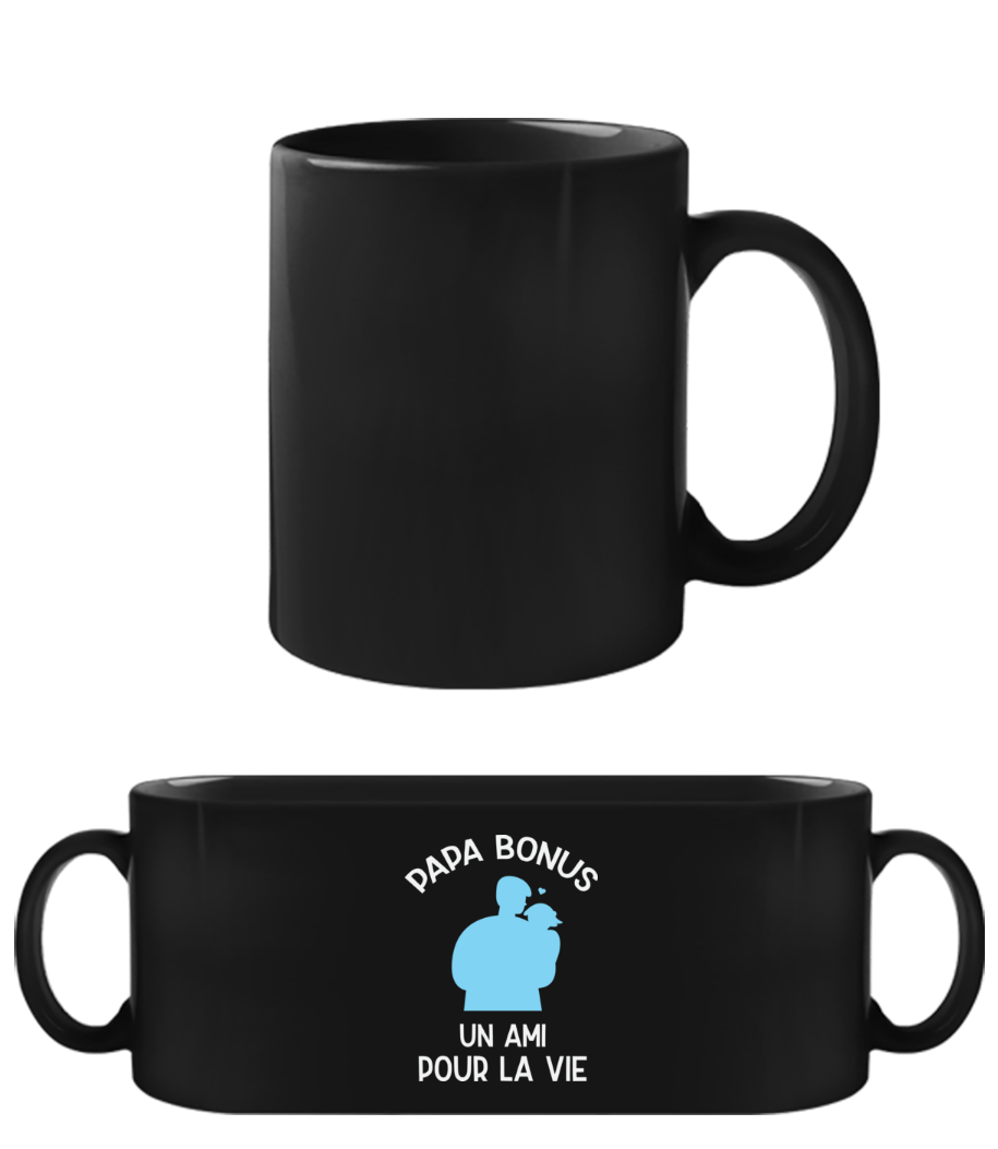 Papa Bonus Un Ami Pour La Vie · Tasse Noire