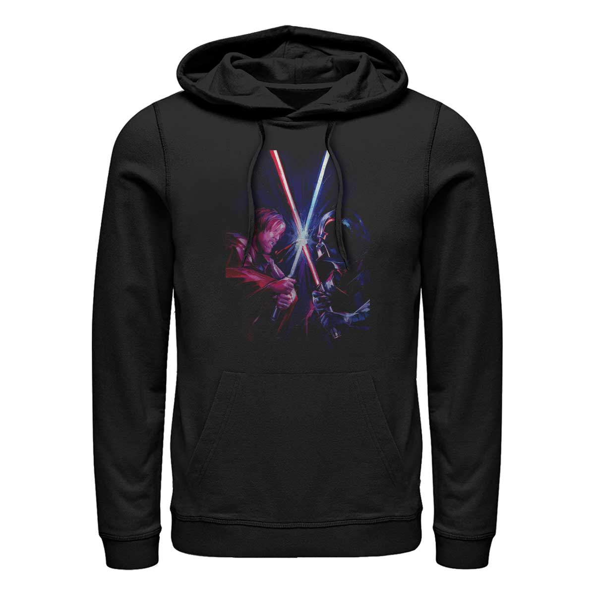 Aperçu: Star Wars - Obi-Wan Kenobi - Obi-Wan Kenobi & Darth Vader Kenobi Vader - Unisex Sweat à capuche - Noir - Devant