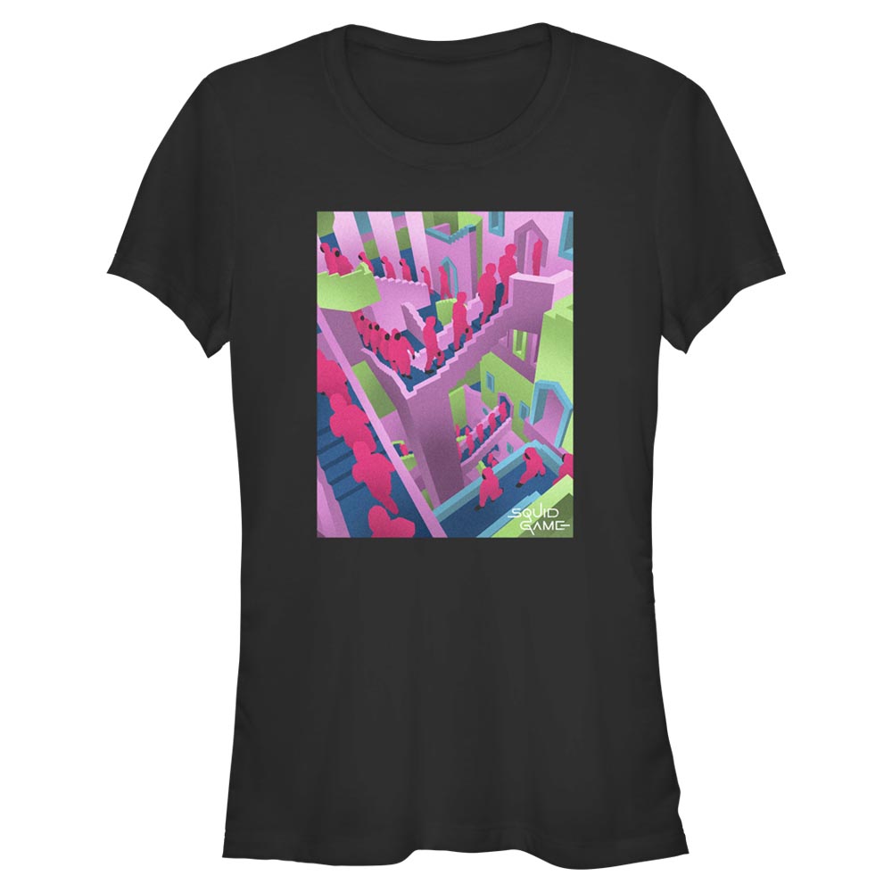 Netflix - Squid Game - Guard Murder Stairs - Femme T-shirt