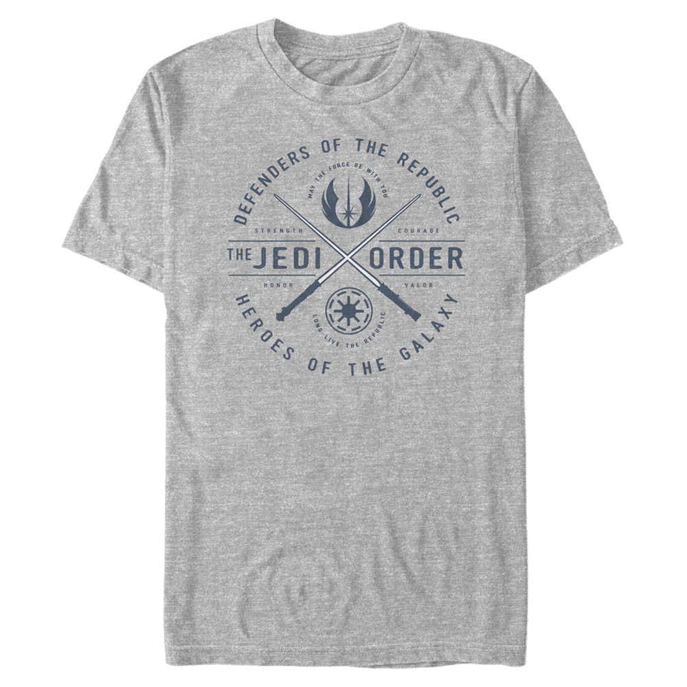 Star Wars - The Clone Wars - Jedi Sabers Emblem - Männer T-Shirt
