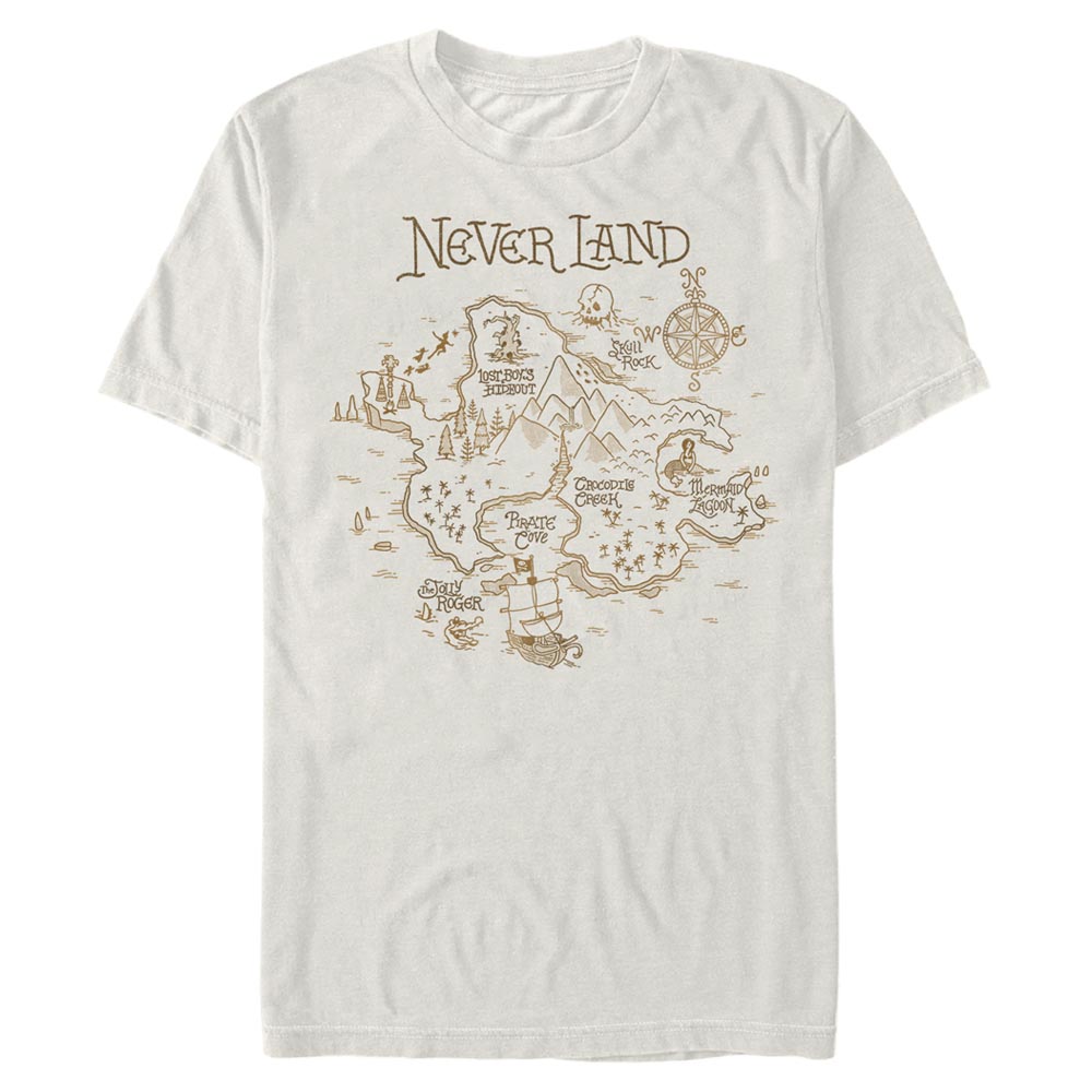 Disney - Peter Pan - Carte Neverland - Homme T-shirt