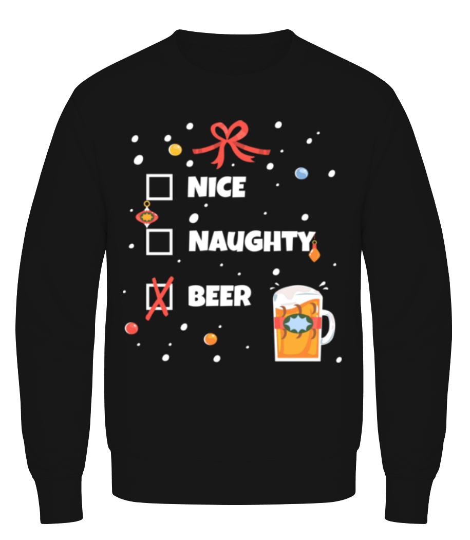 Nice Naughty Beer · Sweatshirt Homme