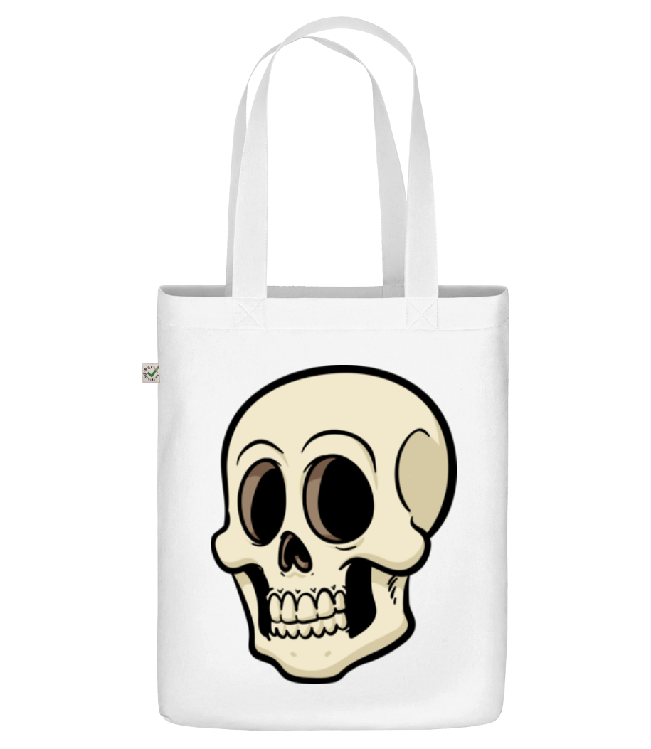 Crâne De Dessin Animé · Sac en toile bio