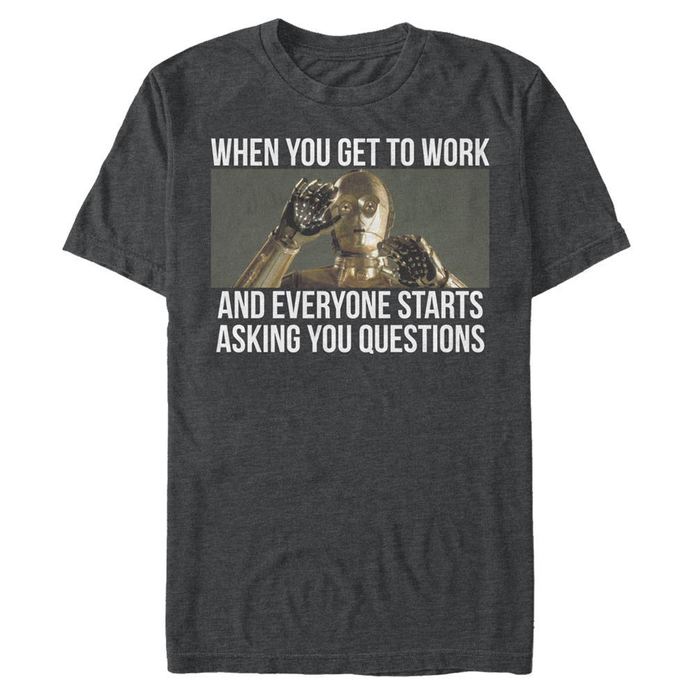 Star Wars - C-3PO Overwhelming Work - Homme T-shirt