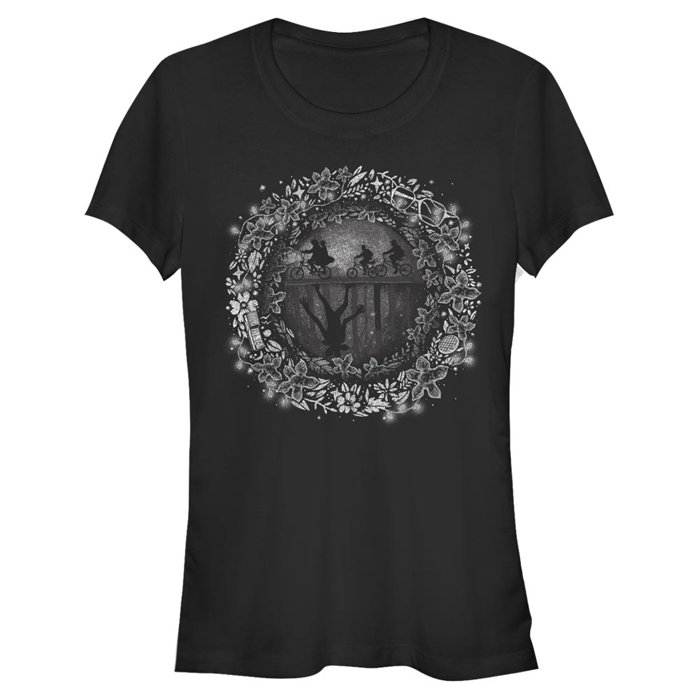 Netflix - Stranger Things - Photo de groupe Into the UpsideDown - Femme T-shirt