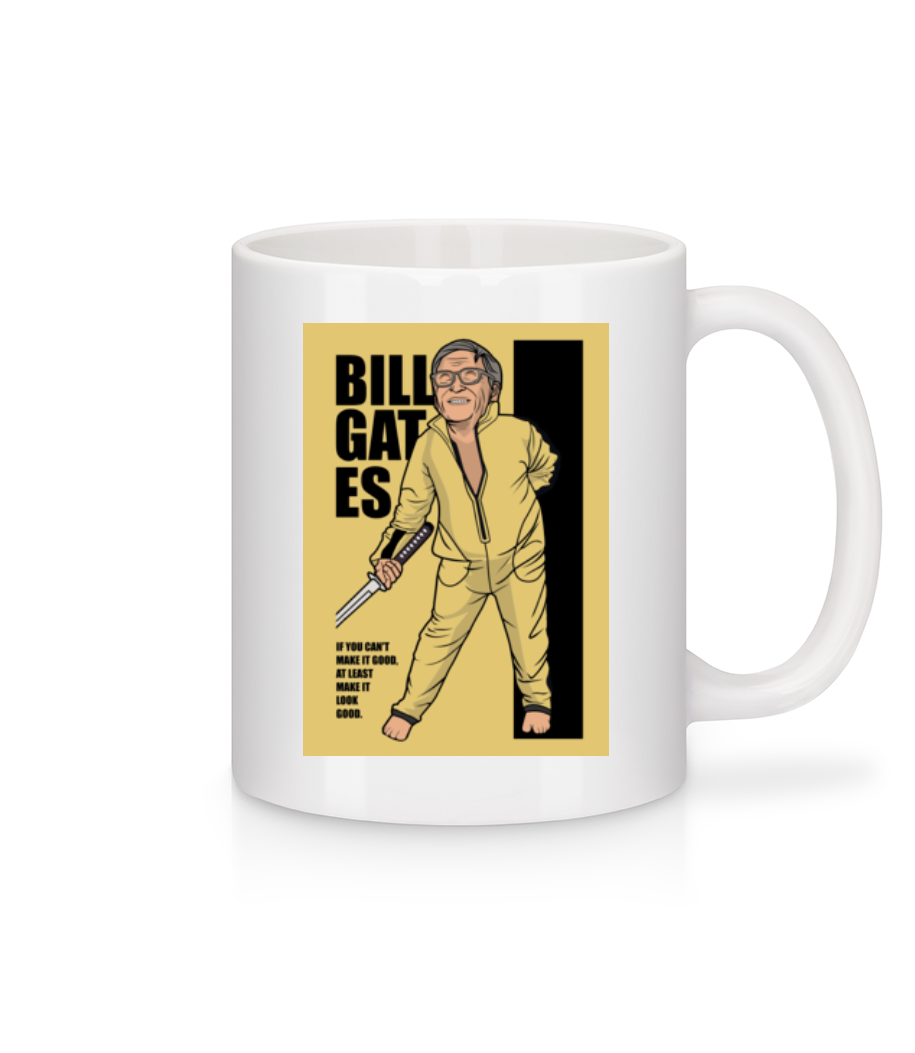 Bill Gates · Mug en céramique blanc