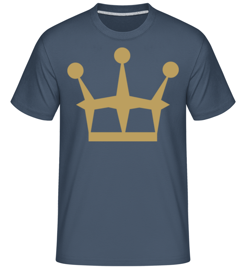 Signe De La Couronne -  T-Shirt Shirtinator homme - Bleu denim - Devant