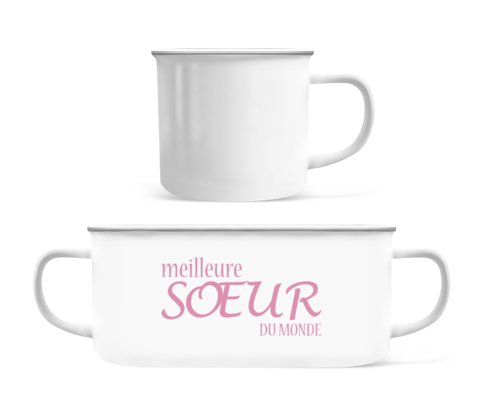 Meilleure Sœur Du Monde · Tasse Émaillée