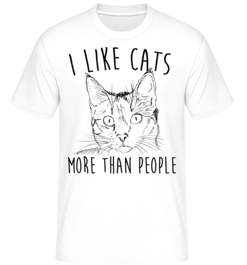 I Like Cats More Than People ·  T-Shirt Shirtinator homme