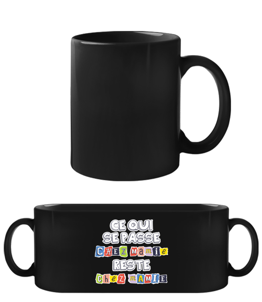 Ce Qui Se Passe Chez Mamie · Tasse Noire