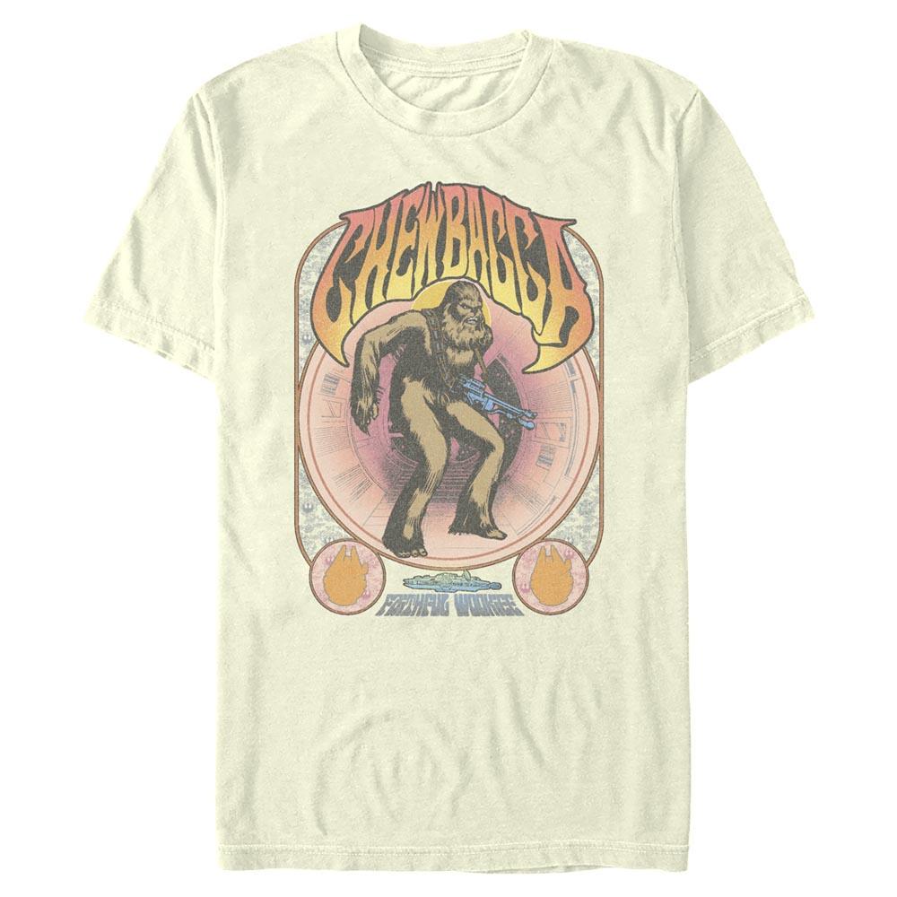 Star Wars - Chewbacca Dudebacca Psychadelic - Männer T-Shirt