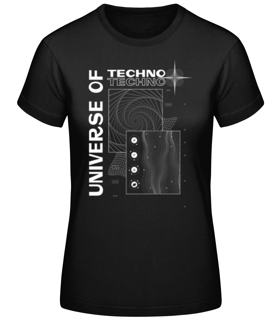 Universe Of Techno · Frauen Basic T-Shirt