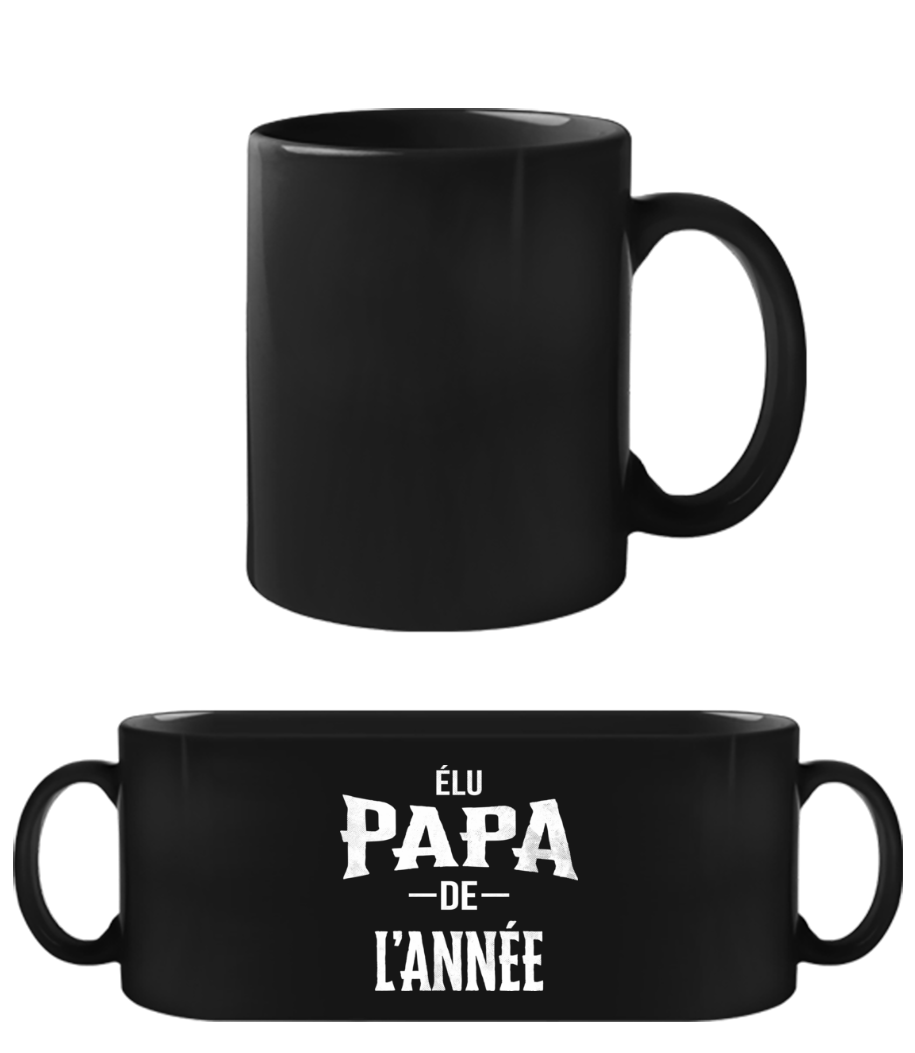 Élu Papa De L’année · Tasse Noire