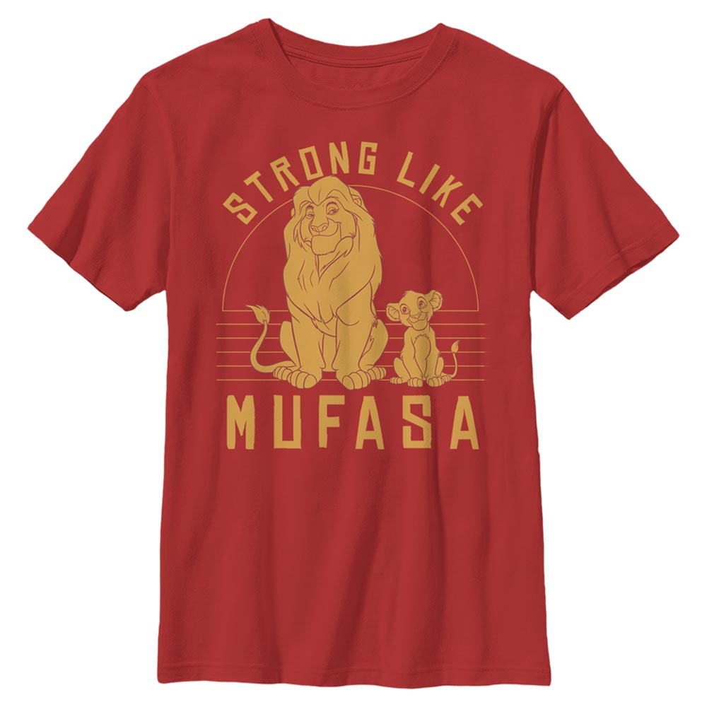Disney - Le Roi lion - Simba et Mufasa Strong Mufasa - Enfant T-shirt