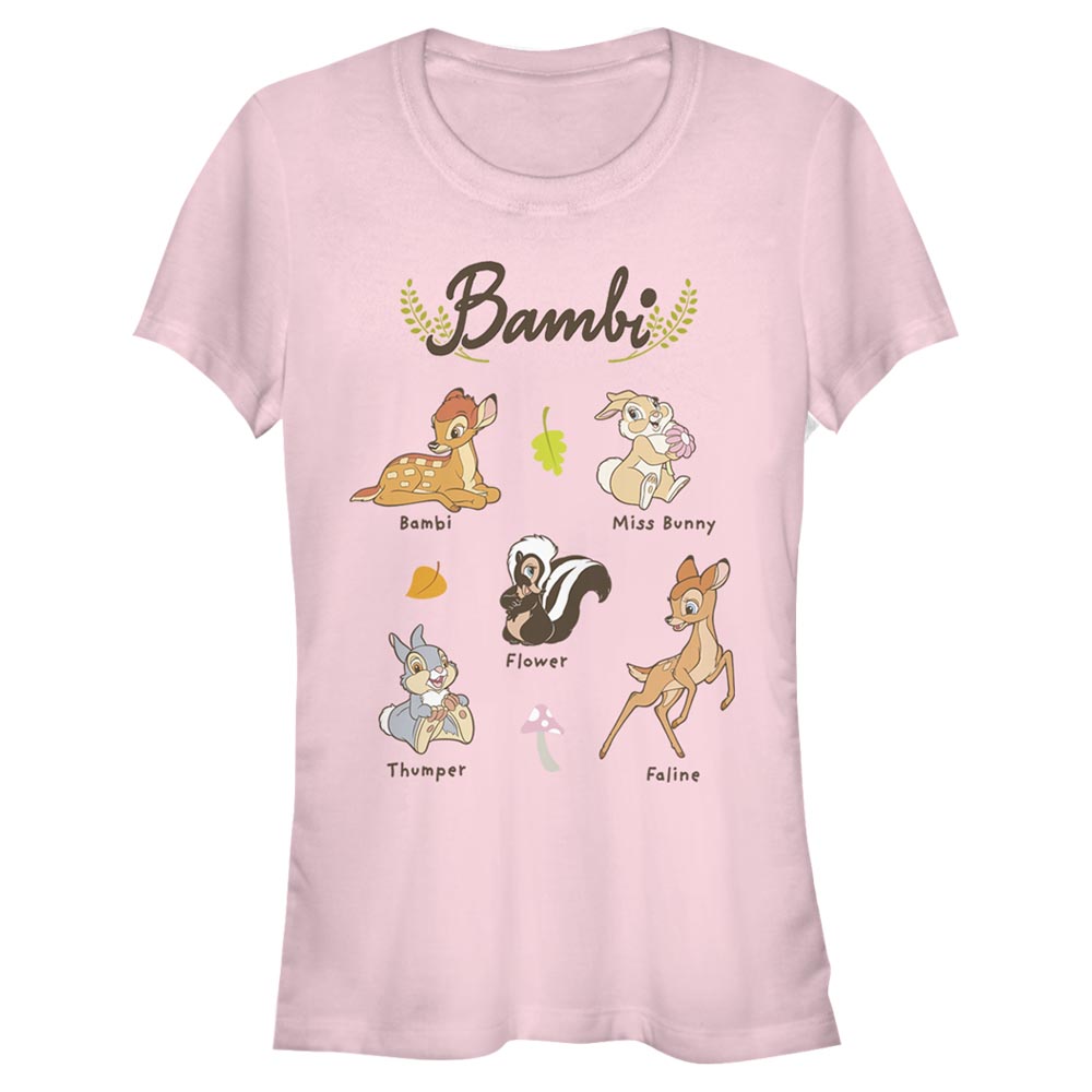 Disney Classics - Bambi - Photo de groupe Textbook - Femme T-shirt